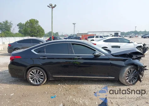 2017 Genesis G80 3.8 из США, поврежденный, VIN KMHGN4JE6HU210166